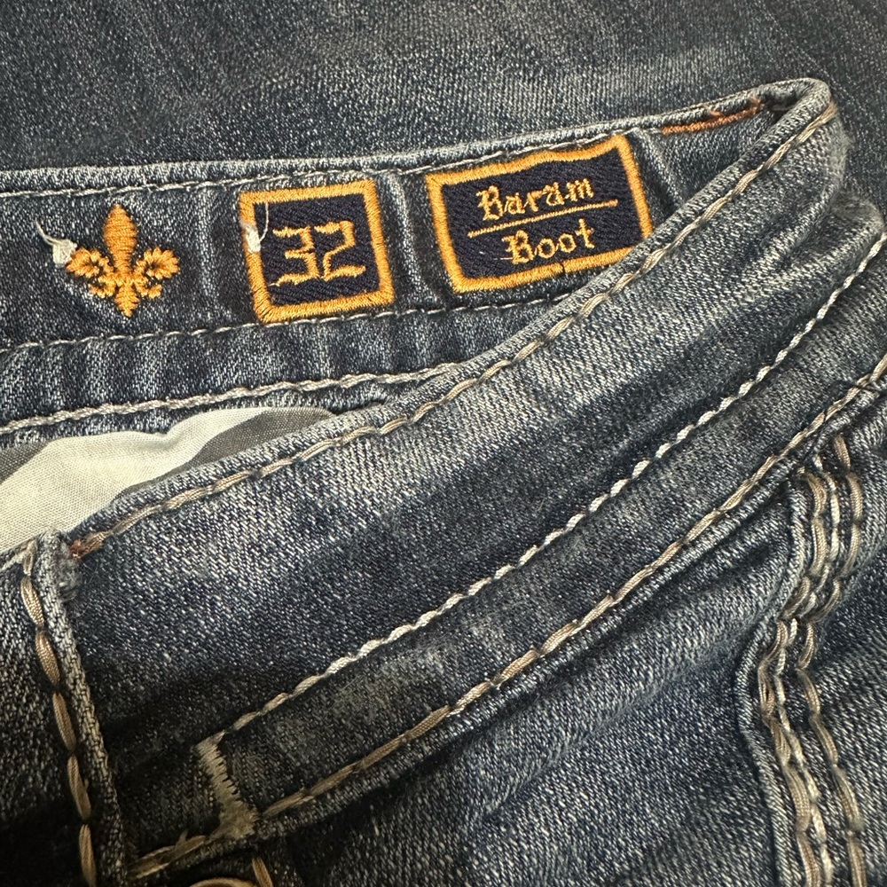 Rock Revival Men's Bootcut Jeans - Blue - Picture 3 of 3